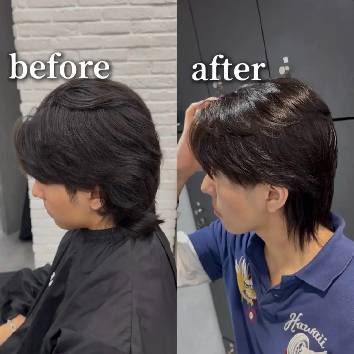パーマ メンズ 縮毛矯正 縮毛矯正 【OVARL】武田 まなみのヘアスタイル
