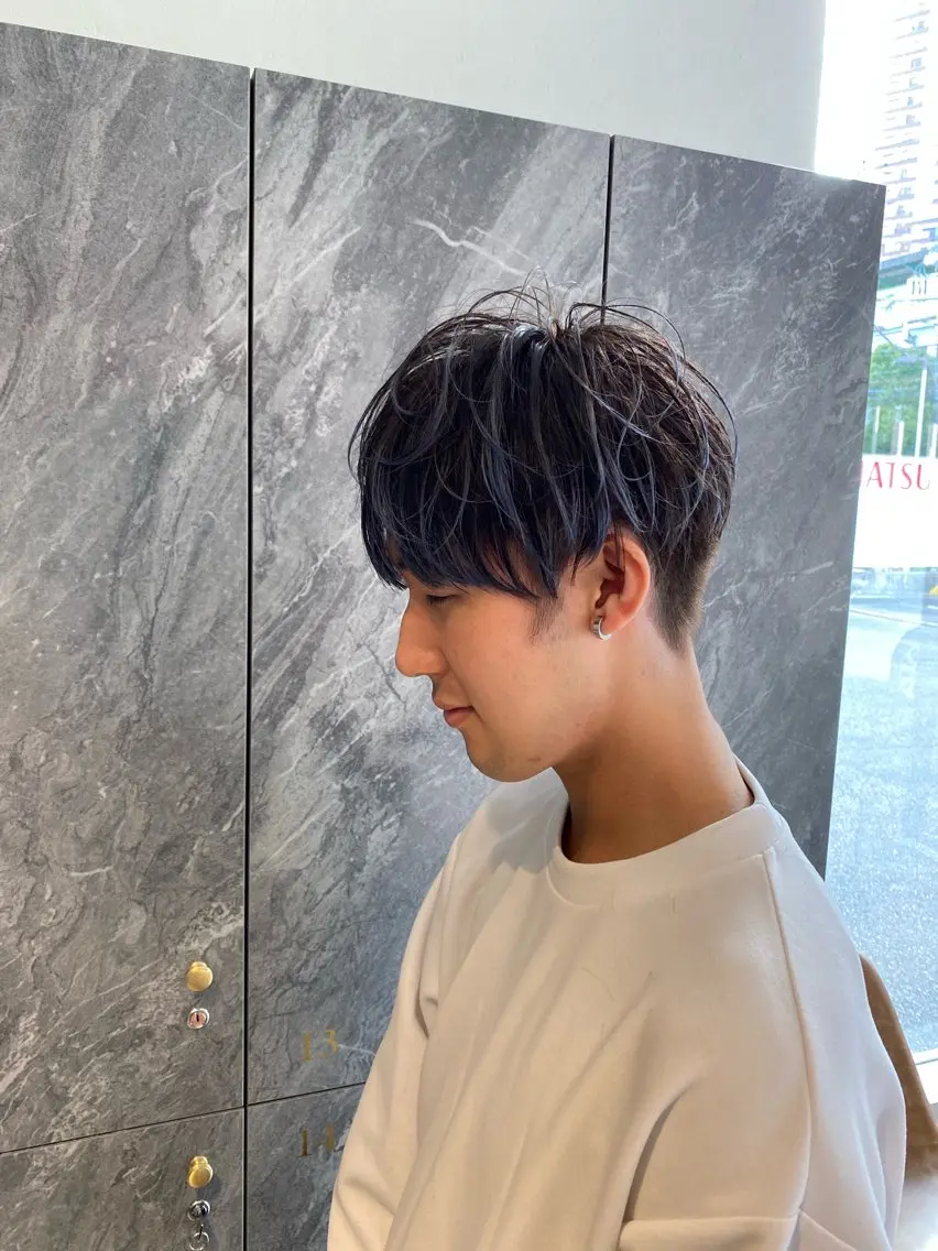 メンズ メンズブリーチ 駒田 拳児のヘアスタイル