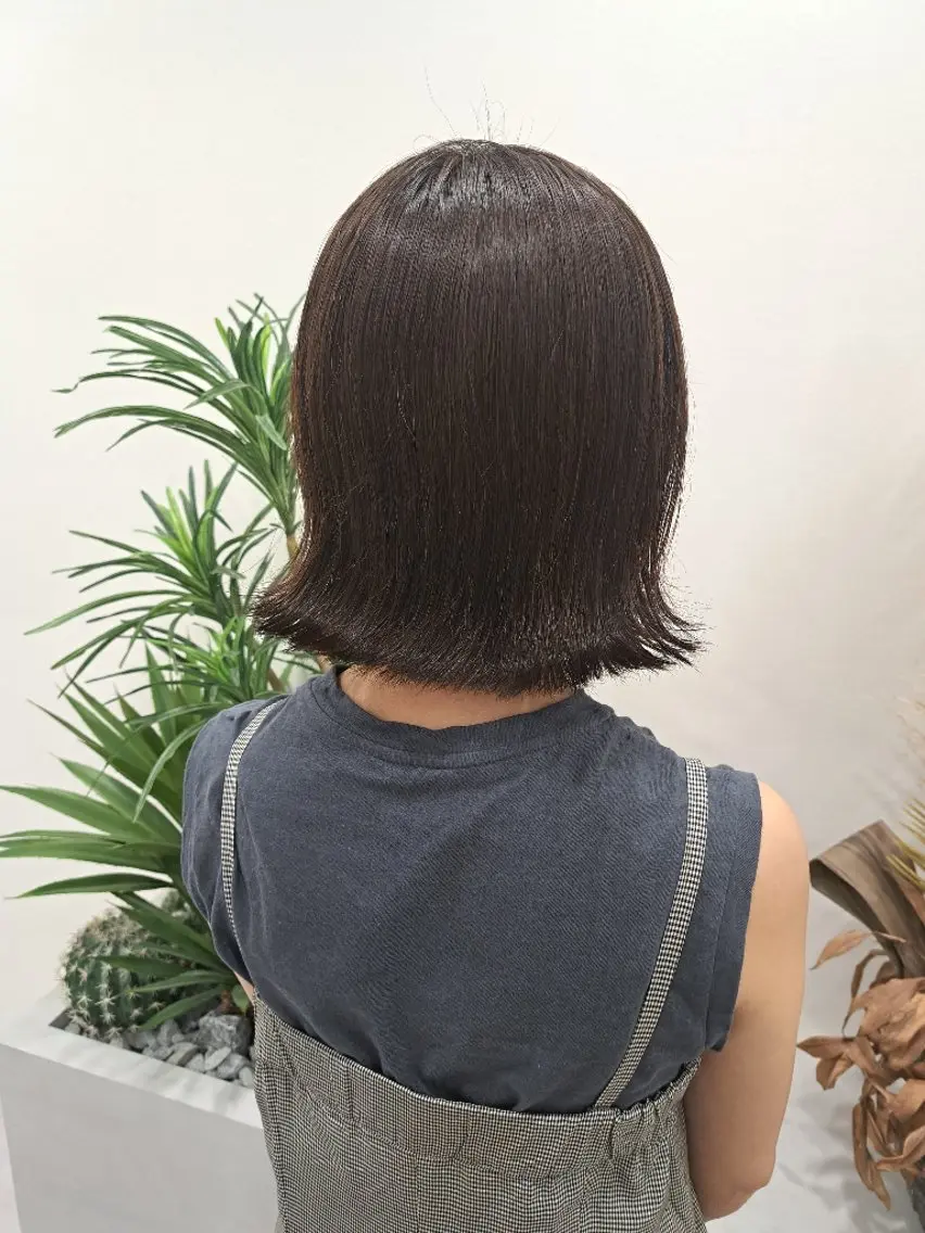 ミディアム ボブ 外ハネヘア 髪質改善／スパ✨木村 奈未のヘアスタイル