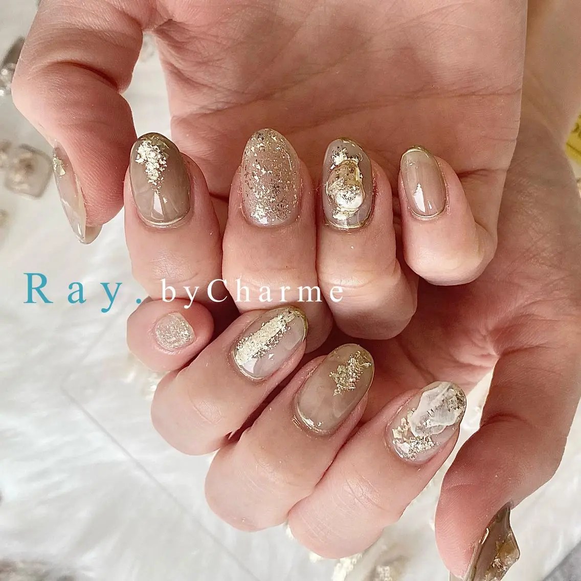 ネイル Ray. ／綺麗目ニュアンスのネイルデザイン