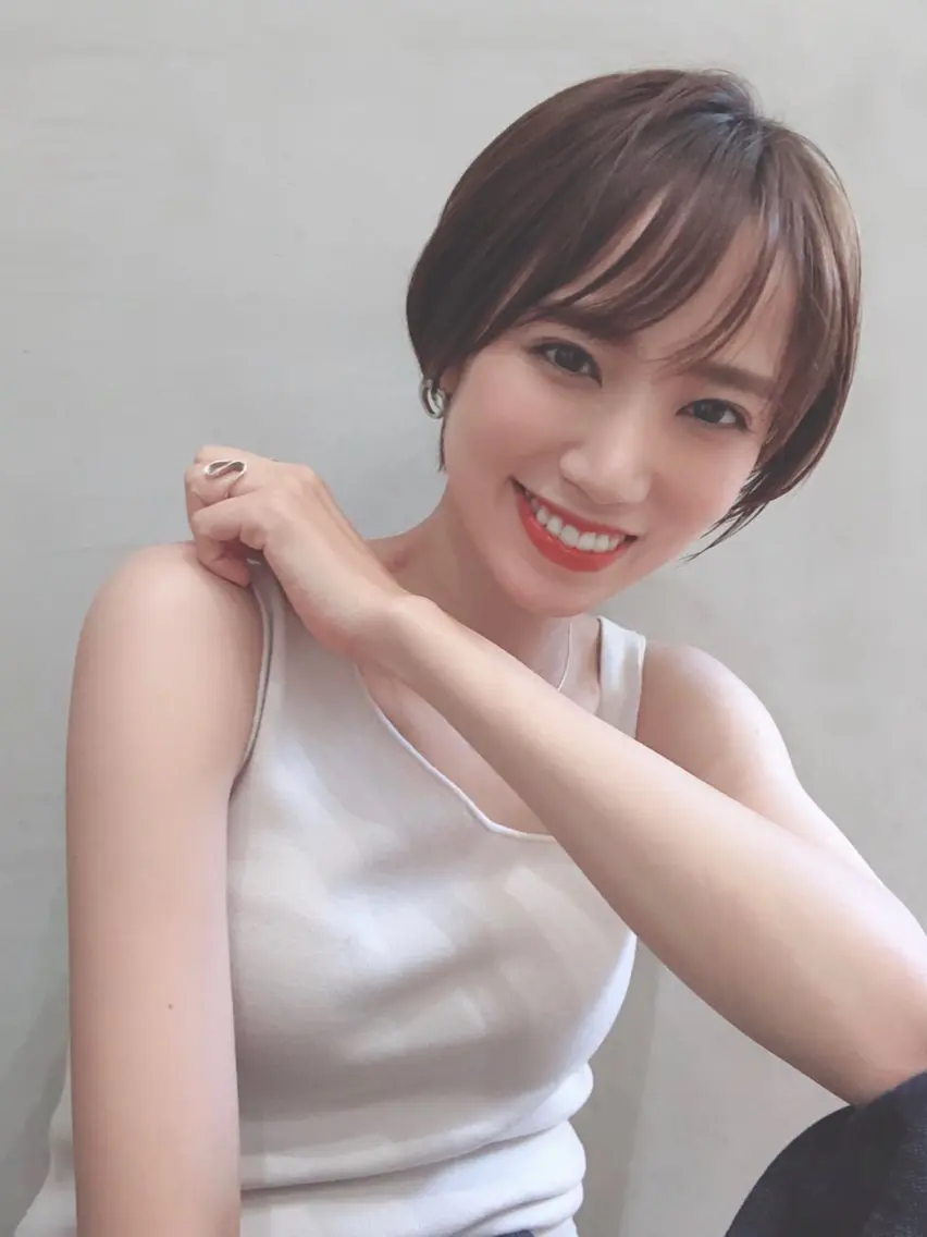 ショート 水野 恵里加のヘアスタイル