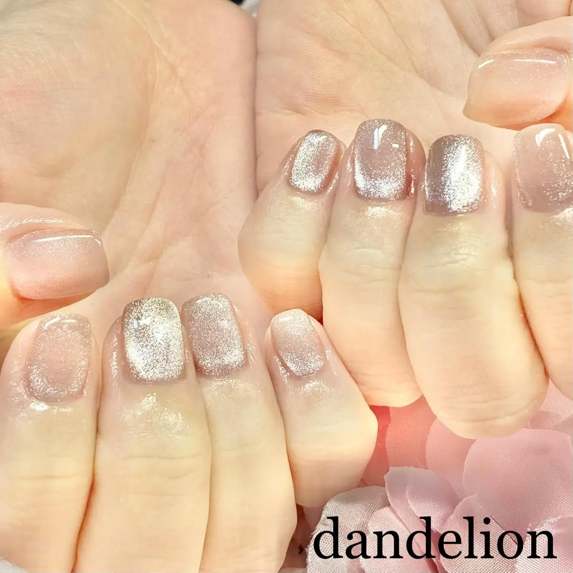 ネイル ハンドネイル ハンドケア dandelion ダンデライオンのネイルデザイン