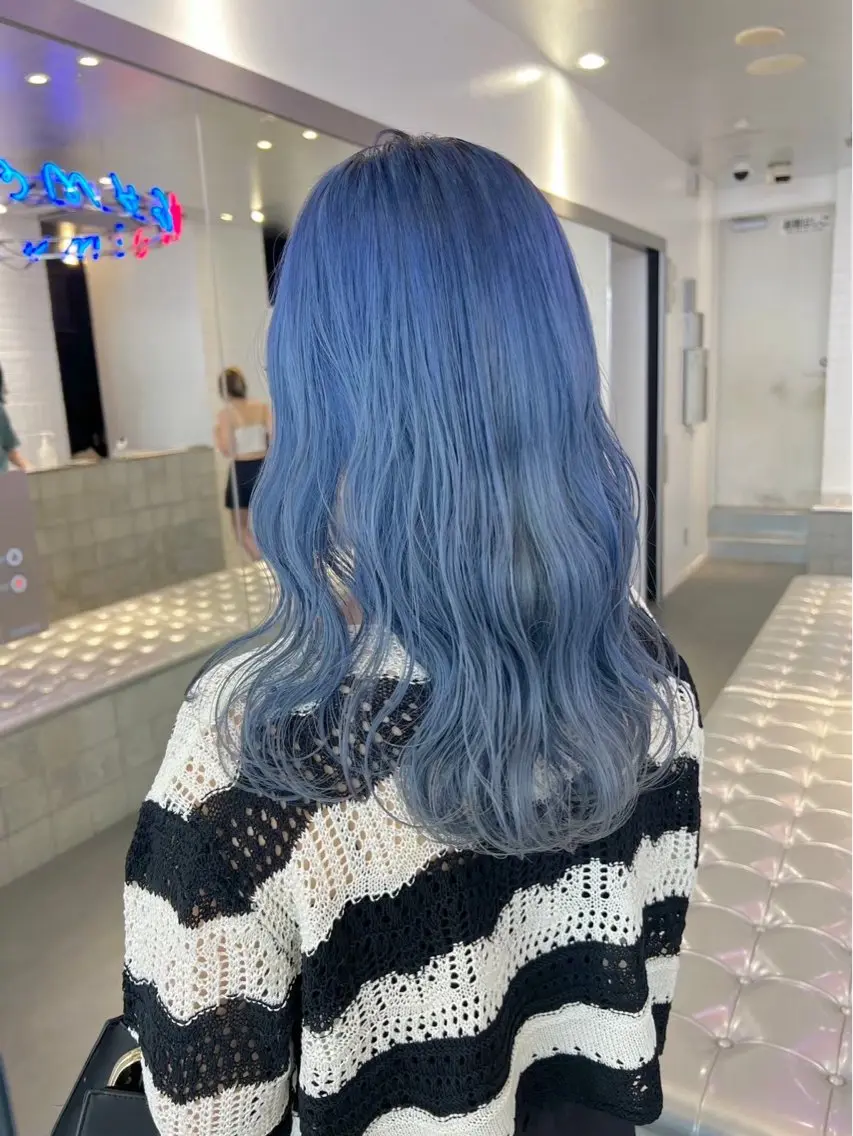 ミディアム カラー ヘアアレンジ 💟ケア×ハイトーン 💟／ミオのヘアスタイル