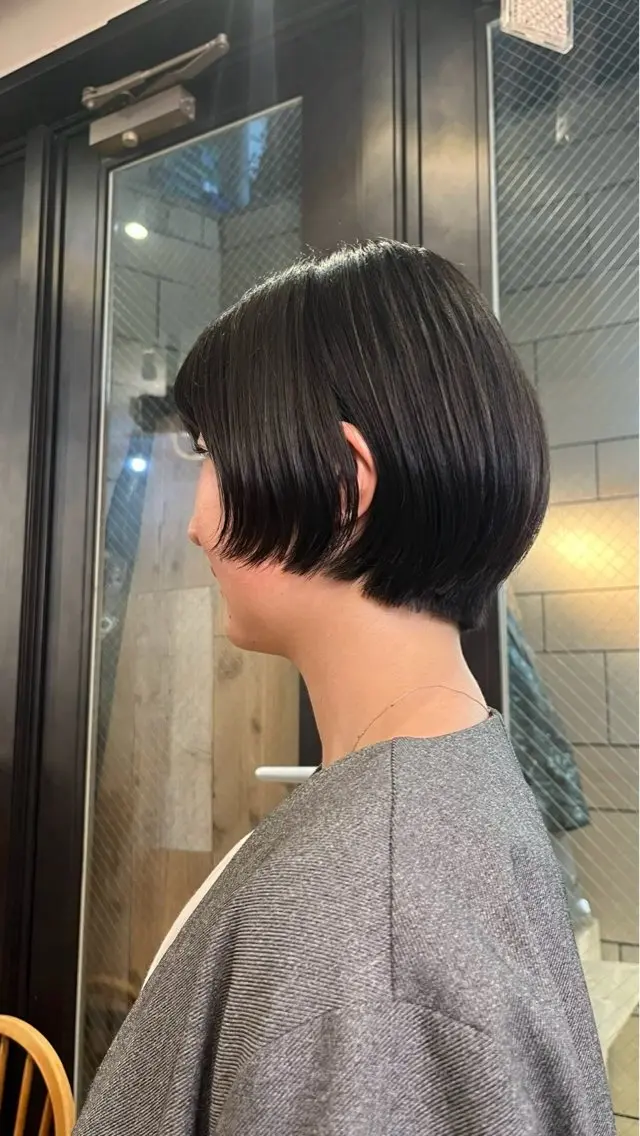 ショート ブラウンカラー 🦔🪷なりたりみのヘアスタイル
