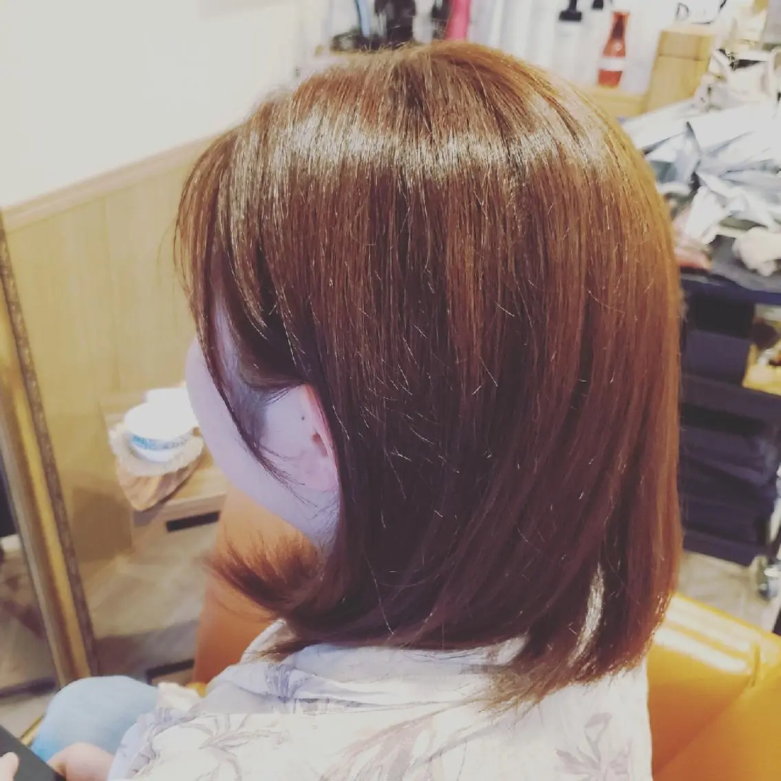 ミディアム カラー アディクシーカラー ブリーチ イルミナカラー 外国人風カラー トリートメント カット ヘアカラー トリートメント spa hair  ark 富井直美のヘアスタイル