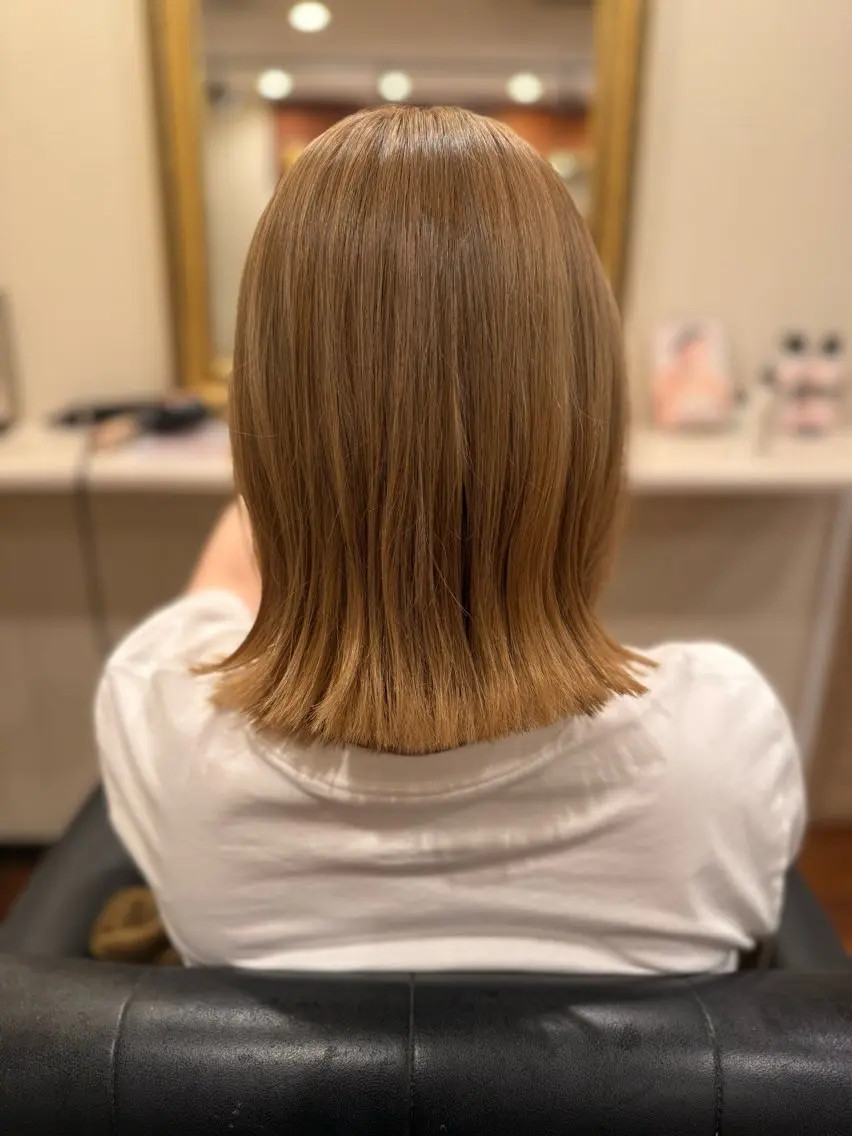 ミディアム カラー カット ヘアカラー トリートメント 【SOYON本厚木】 森　武尊のヘアスタイル