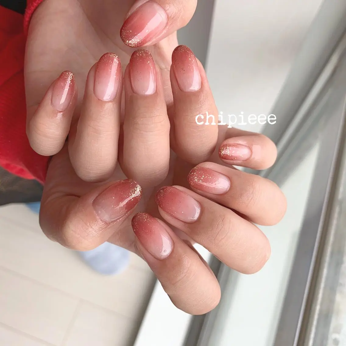 ネイル ラメ(グリッター) . SHIORIのネイルデザイン