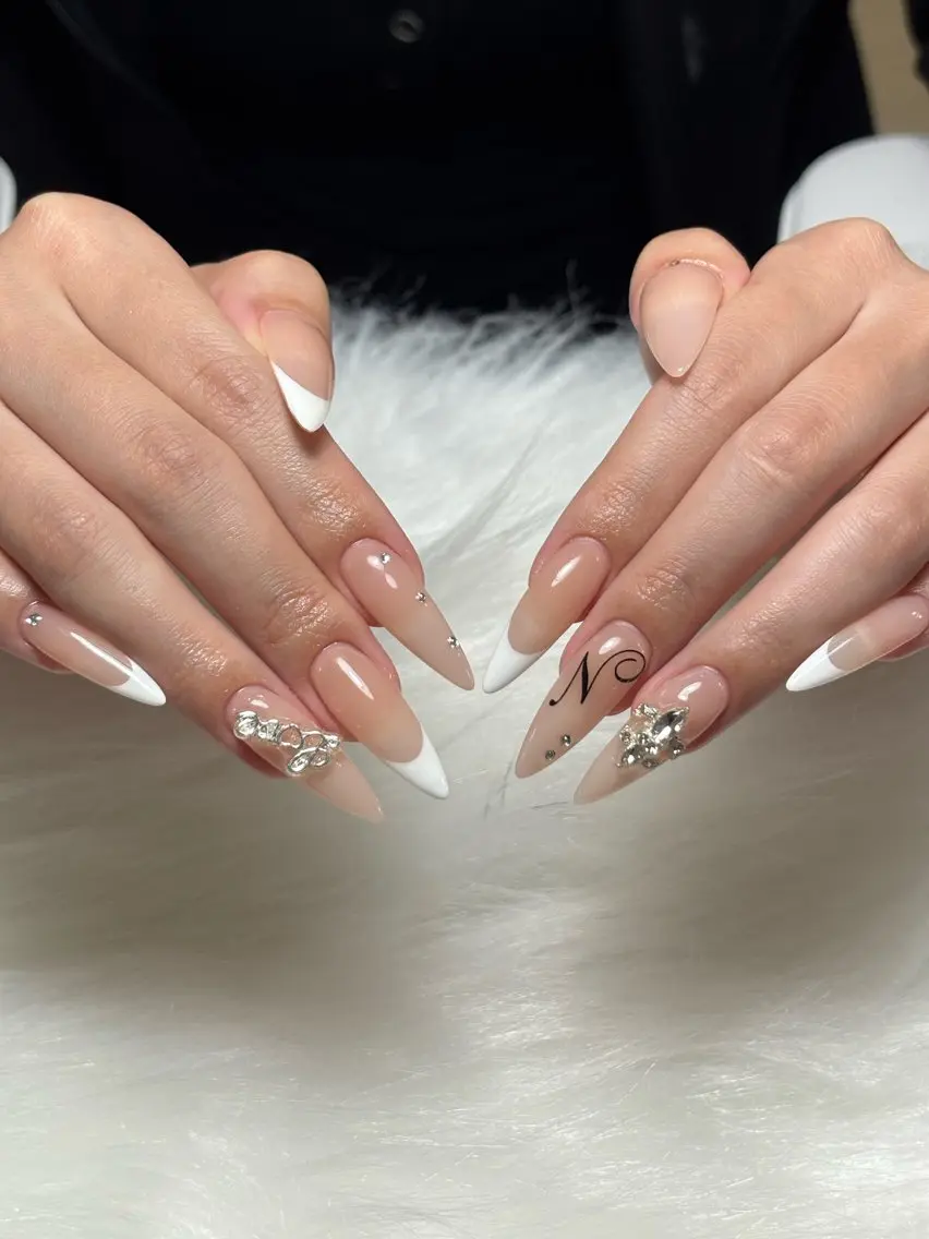 ネイル キラキラネイル 韓国ネイル マグネットネイル 夏ネイル ワンホンネイル ハンドネイル Sully Nail Labのネイルデザイン