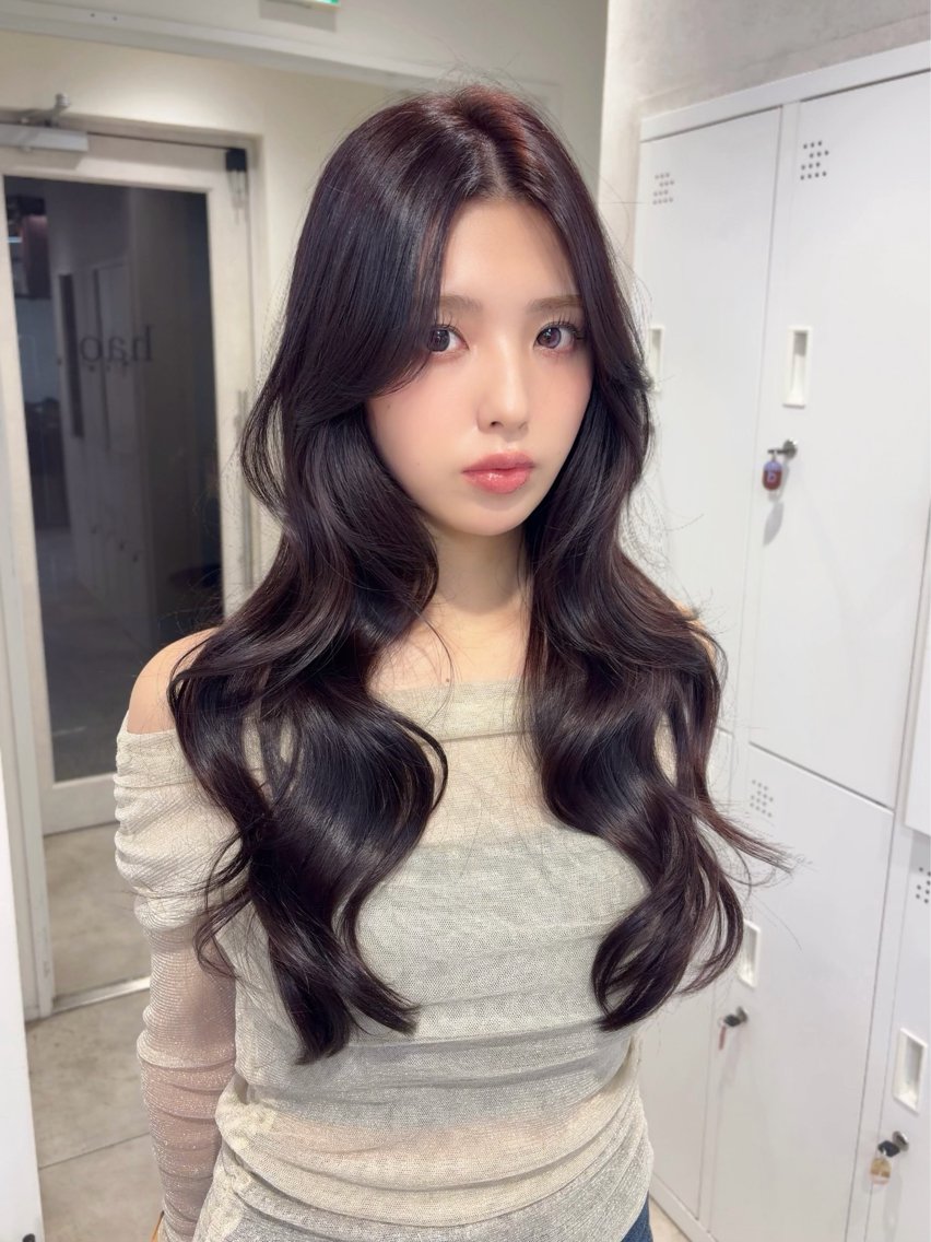 ロング カラー ヘアアレンジ ラベンダーカラー ヘアカラー 透明感カラー/ 渋谷/Ayaka🎀のヘアスタイル