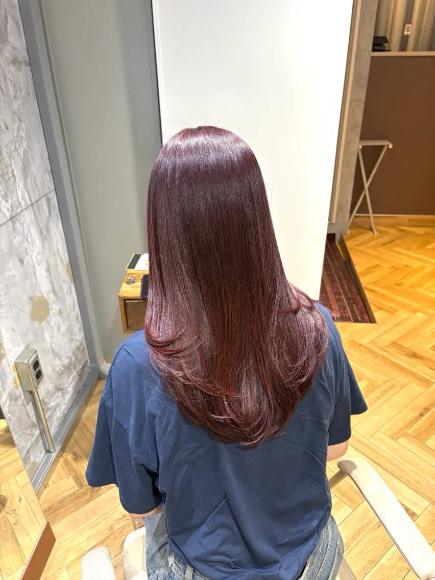 ミディアム カラー ヘアカラー esse kotonoのヘアスタイル