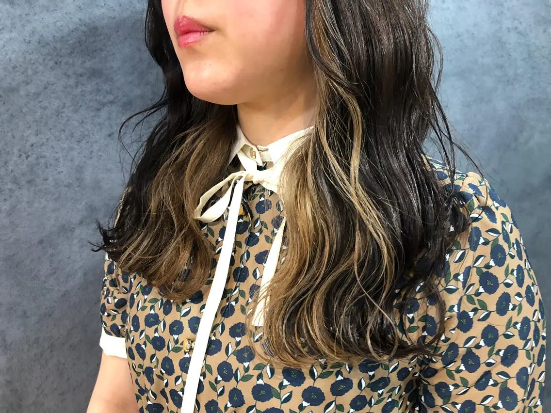 ロング カラー ヘアアレンジ メンズ キッズ ネイル マツエク・マツパ 透明感カラー🤎 ゆりのヘアスタイル