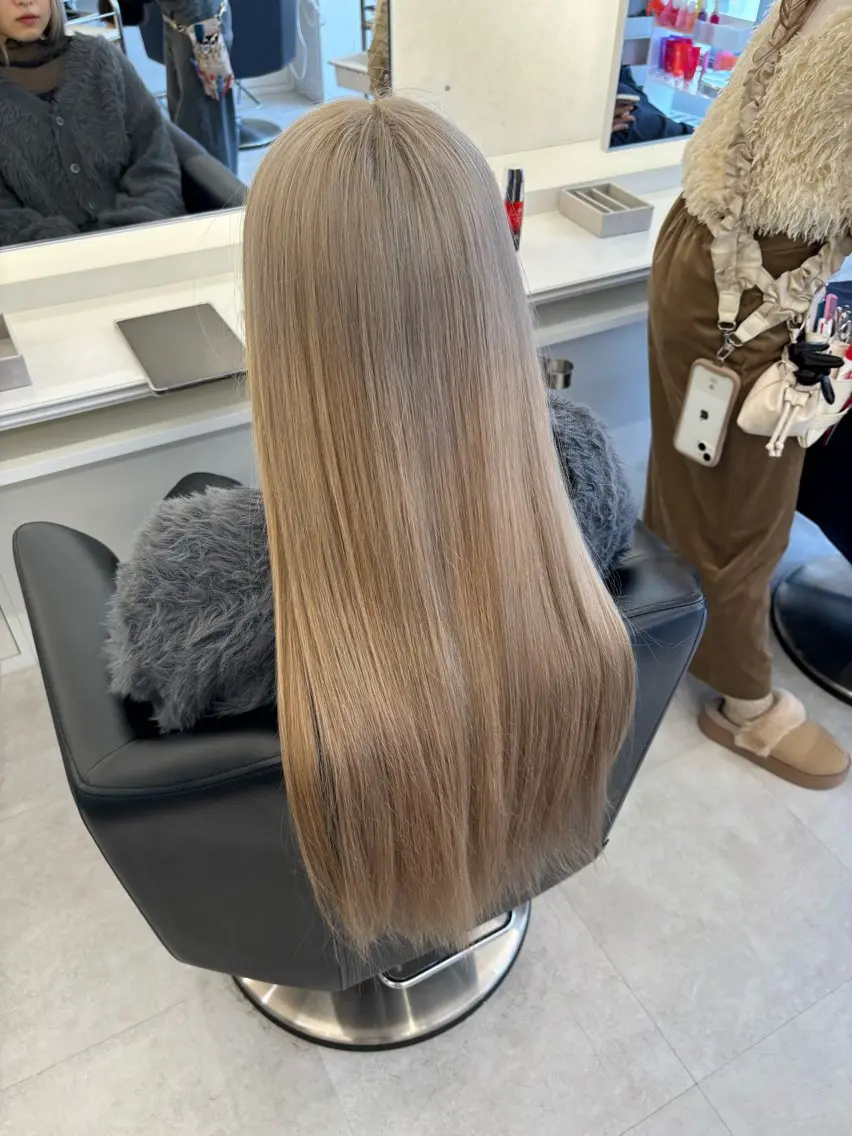 ロング カラー ヘアカラー parvemix平野 真央🎀💞のヘアスタイル