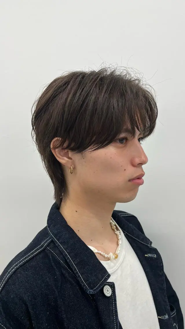 🌈1日3名限定🌈似合わせメンズカット+トリートメント#センターパート#マッシュ#ウルフ#スパイキーショートの写真