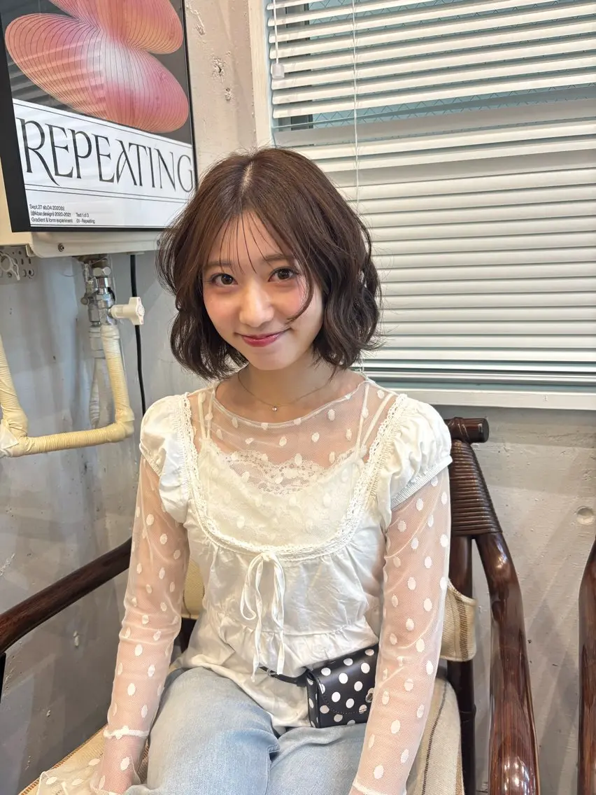 ショート カラー ヘアカラー sakura/抜け感 ⭐︎透明感hairのヘアスタイル