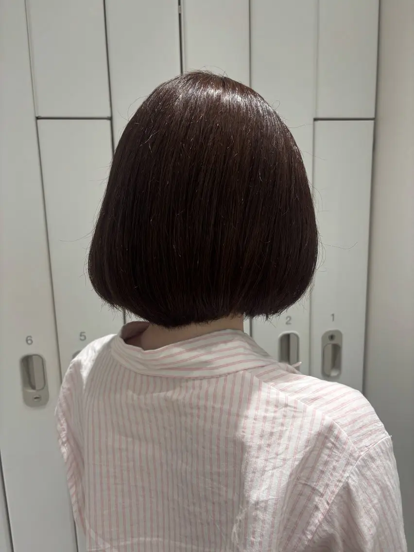 ショート ヘアカラー トリートメント 韓国ヘア/ダブ ルカラー🍀そら🪽のヘアスタイル