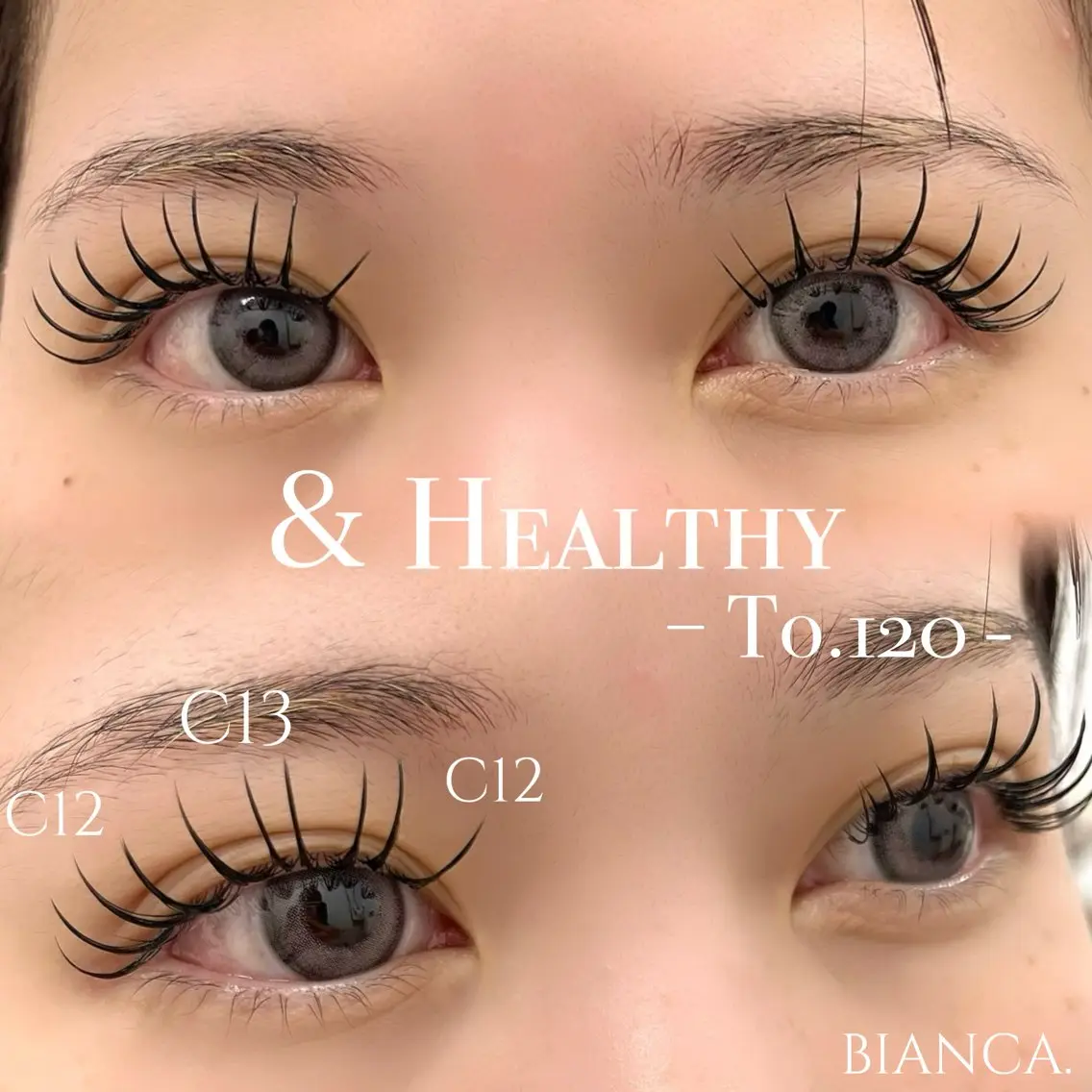🌈最先端技術🔅＆healthy アンドヘルシー🔅《フラットラッシュ120本 + まつげパーマ上のみ》渋谷🎶の写真