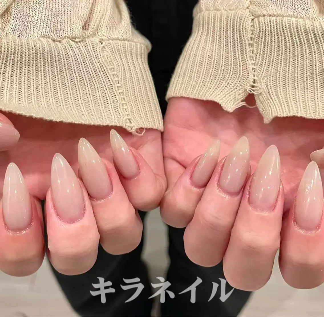 ネイル 🎀kira 長さだし💗モチ最高のネイルデザイン