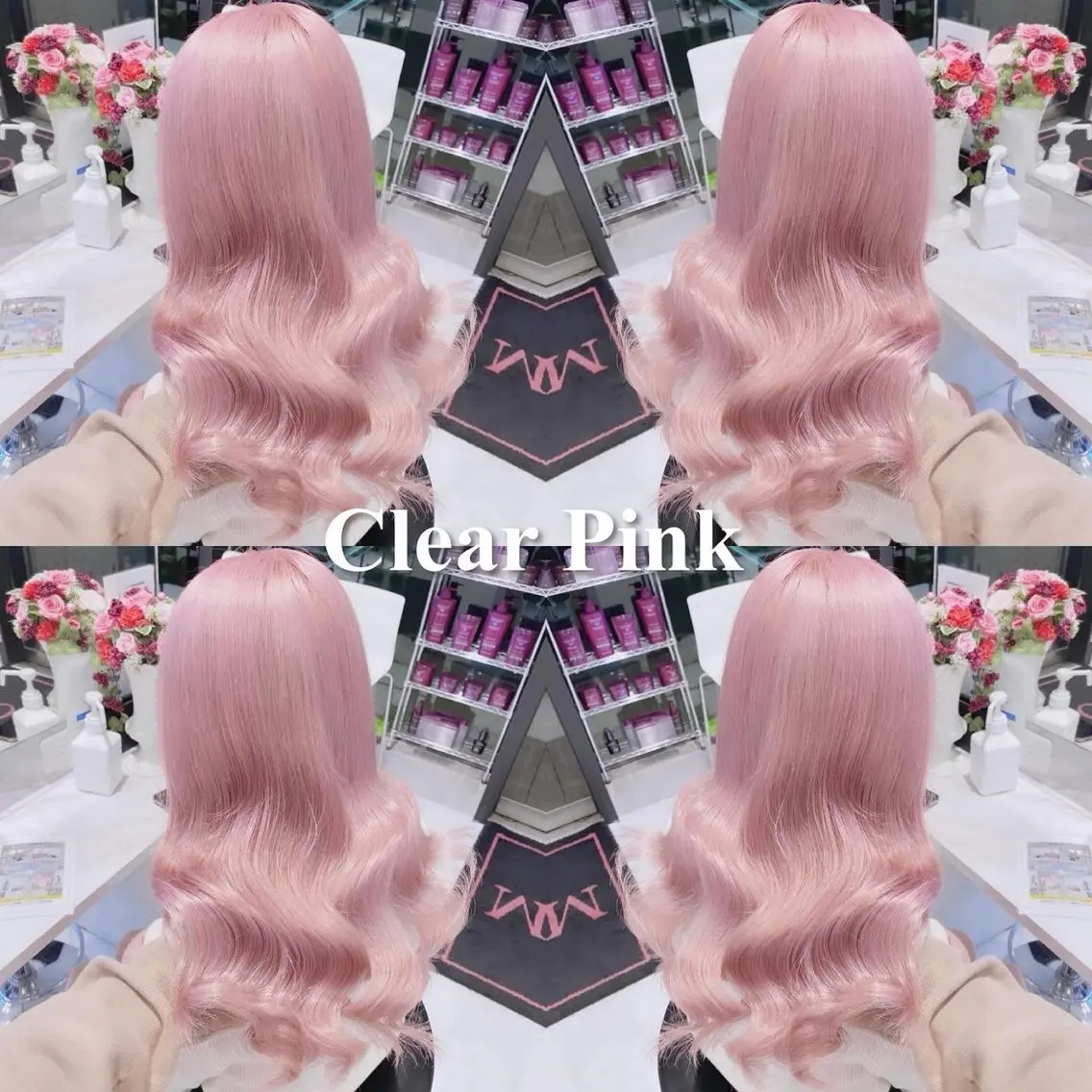 セミロング カラー アッシュ アッシュグレー ベージュカラー ブリーチ ブロンド 【ときめき屋さん🎀 ハイトーン大和🎀】のヘアスタイル