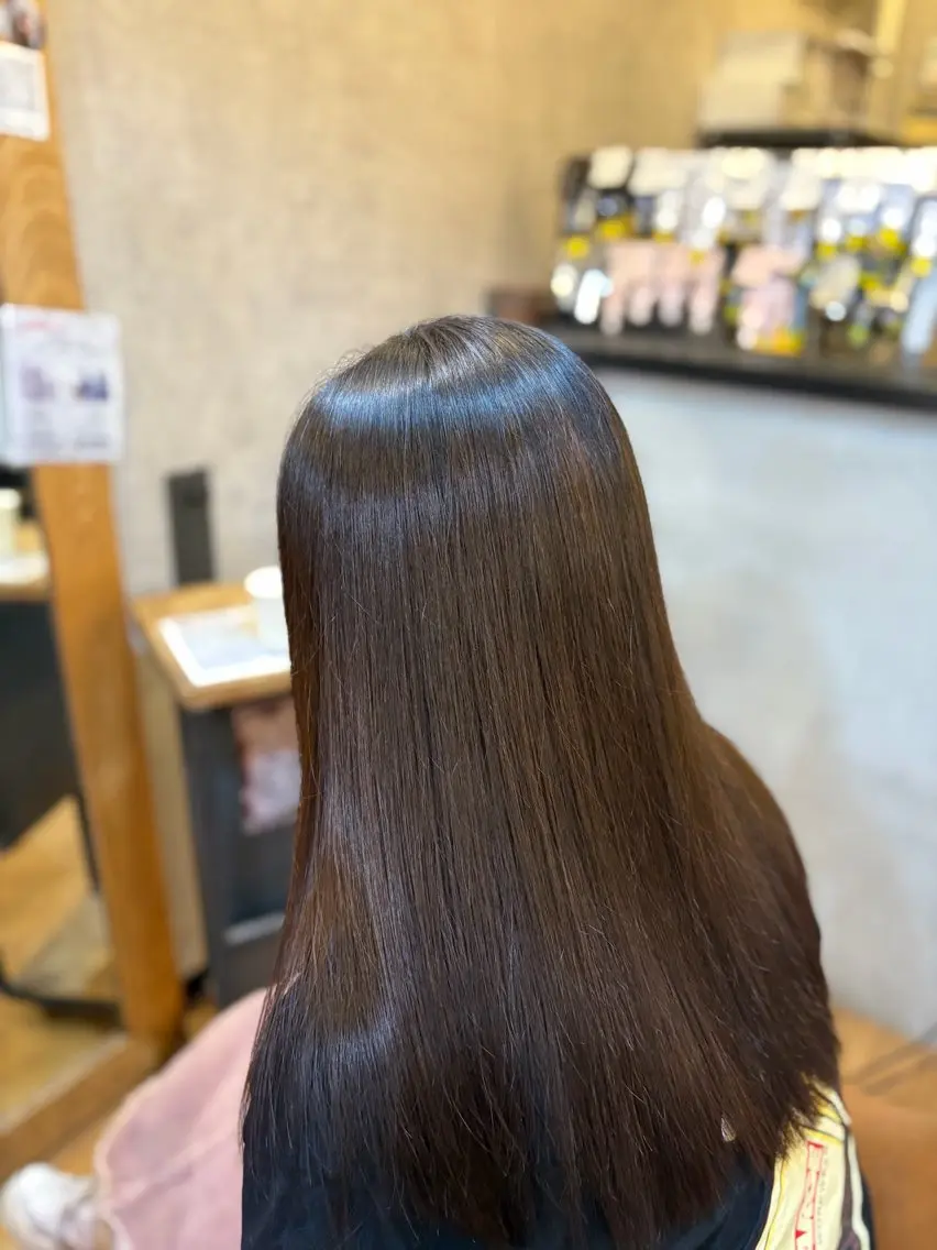 セミロング 髪質改善 宮崎 稚世のヘアスタイル