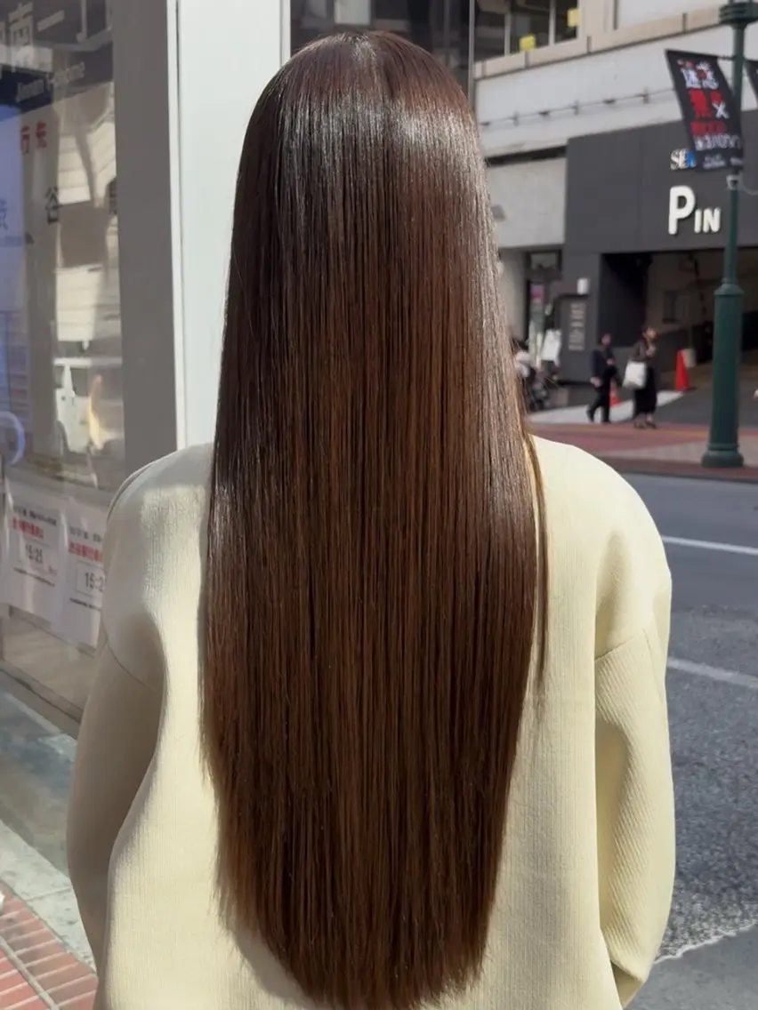 ロング モテ🤍トレンドヘア /新宿/ワカナのヘアスタイル
