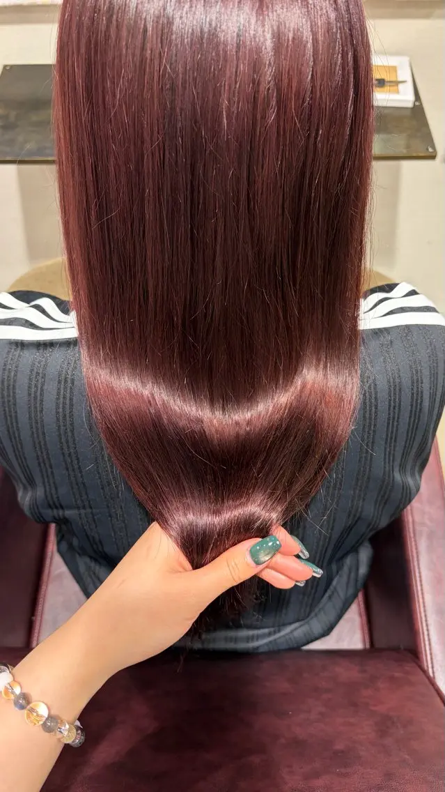カラー 淡色┊︎ナチュラル 🧁奈那美🧁*.゜のヘアスタイル