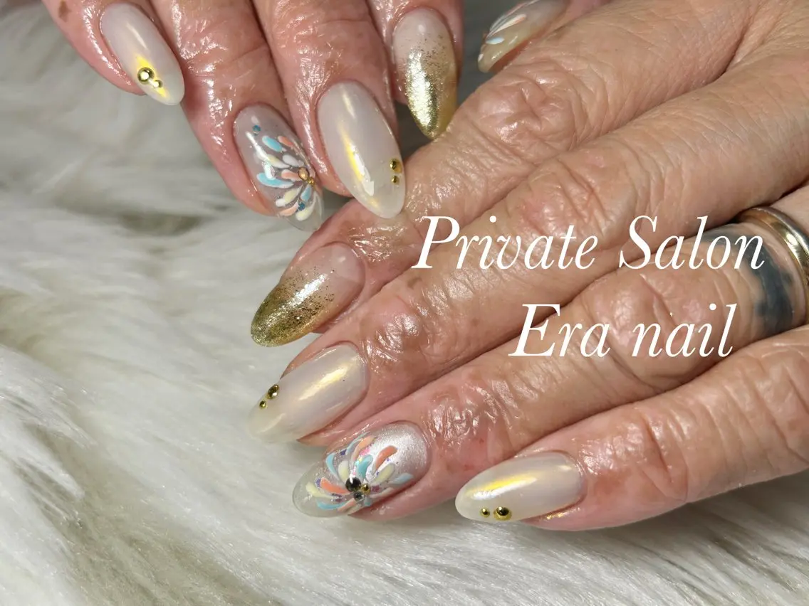 ネイル 持ち込み ハンドネイル Era nailのネイルデザイン