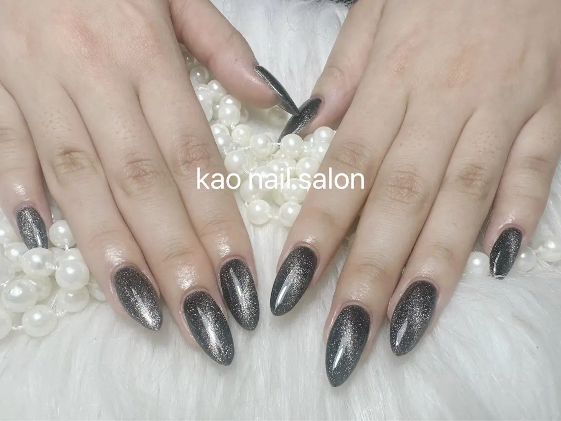 ネイル ハンドネイル kao nail マグネット/長さだしのネイルデザイン