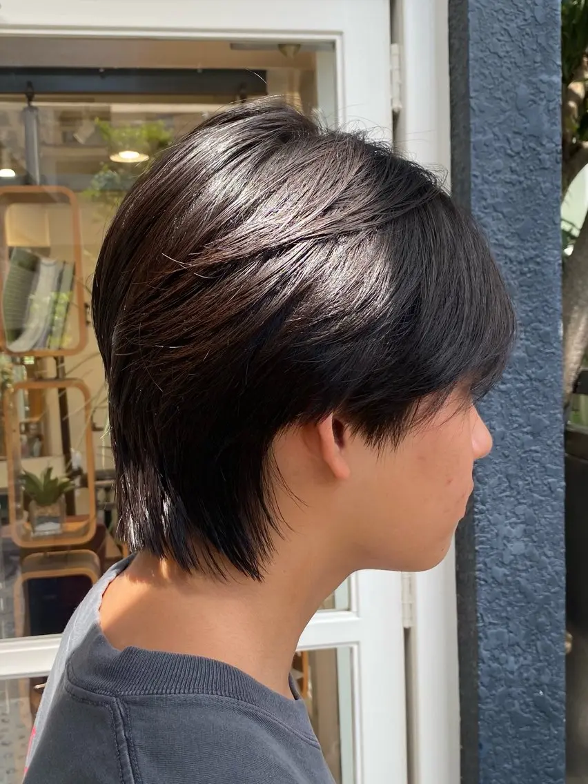 カット+縮毛矯正の写真