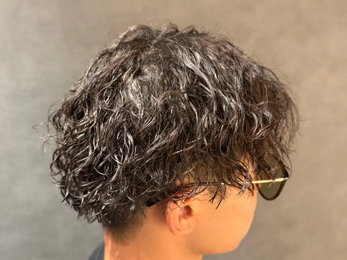 ショート パーマ メンズ カット パーマ メンズカット／パーマ 牛尾丈のヘアスタイル