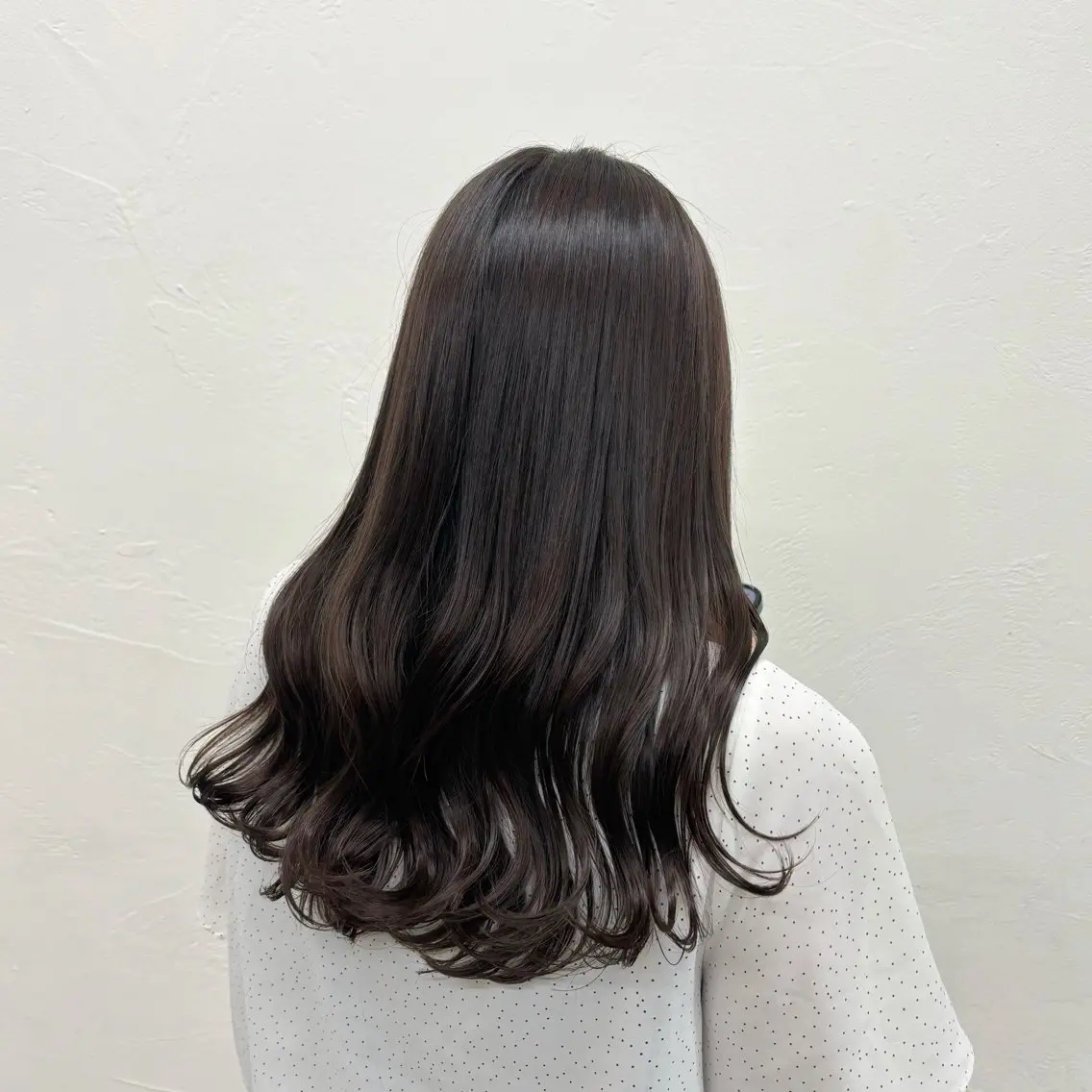 セミロング 結べるレイヤーカット /カラー/あさかのヘアスタイル