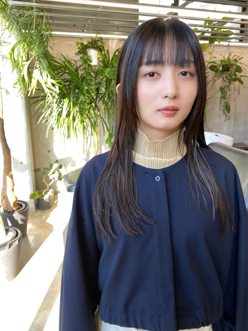 ミディアム カラー レイヤーカット カット ヘアカラー トリートメント 似合わせカット レイヤー/ボブのヘアスタイル