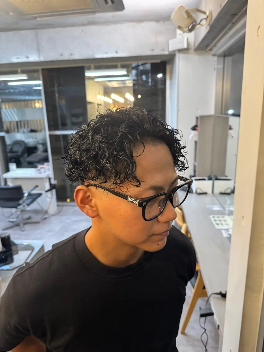 ショート パーマ UKヘア TE$⚡️HINのヘアスタイル