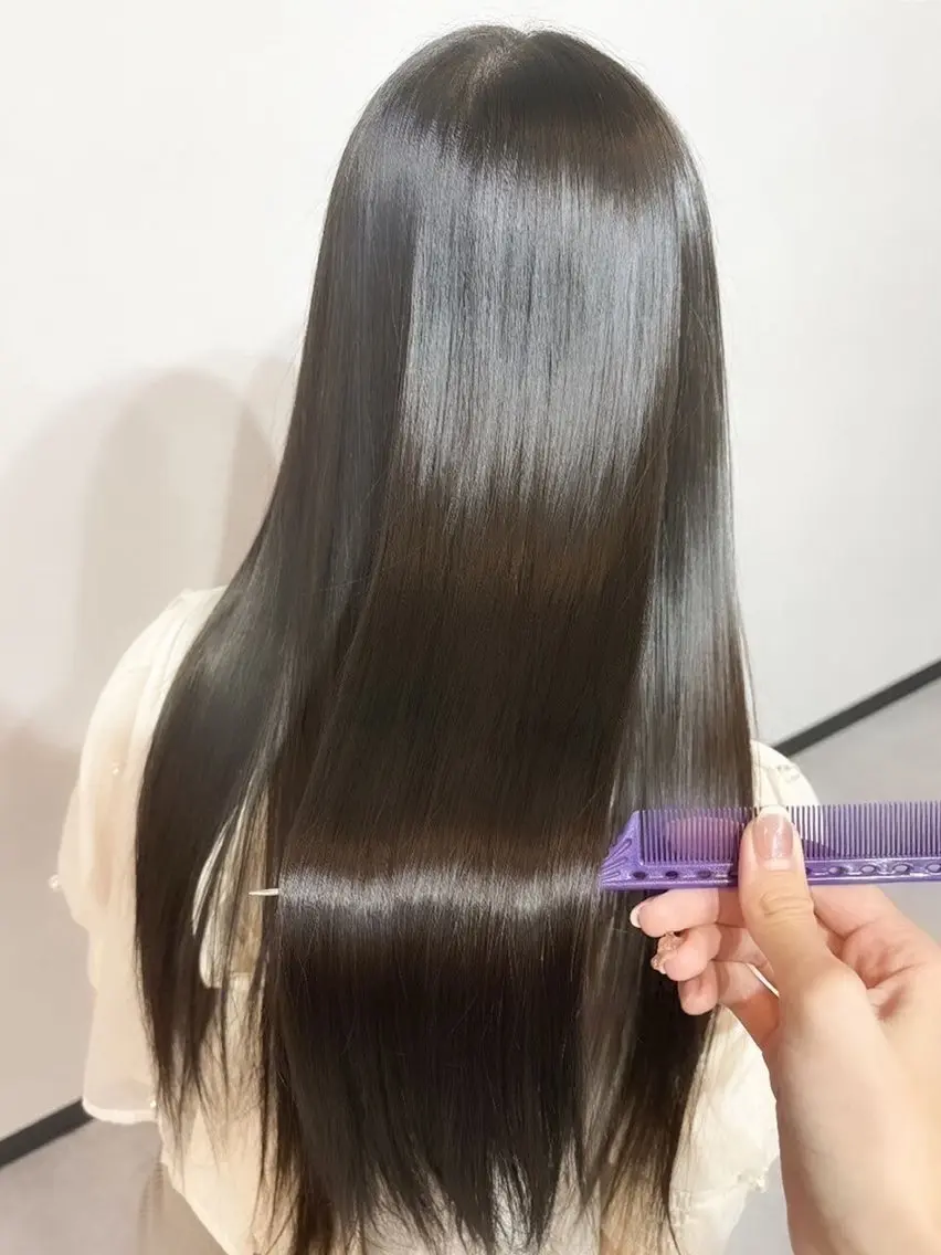 ロング 縮毛矯正 Bejitto SOUMAのヘアスタイル