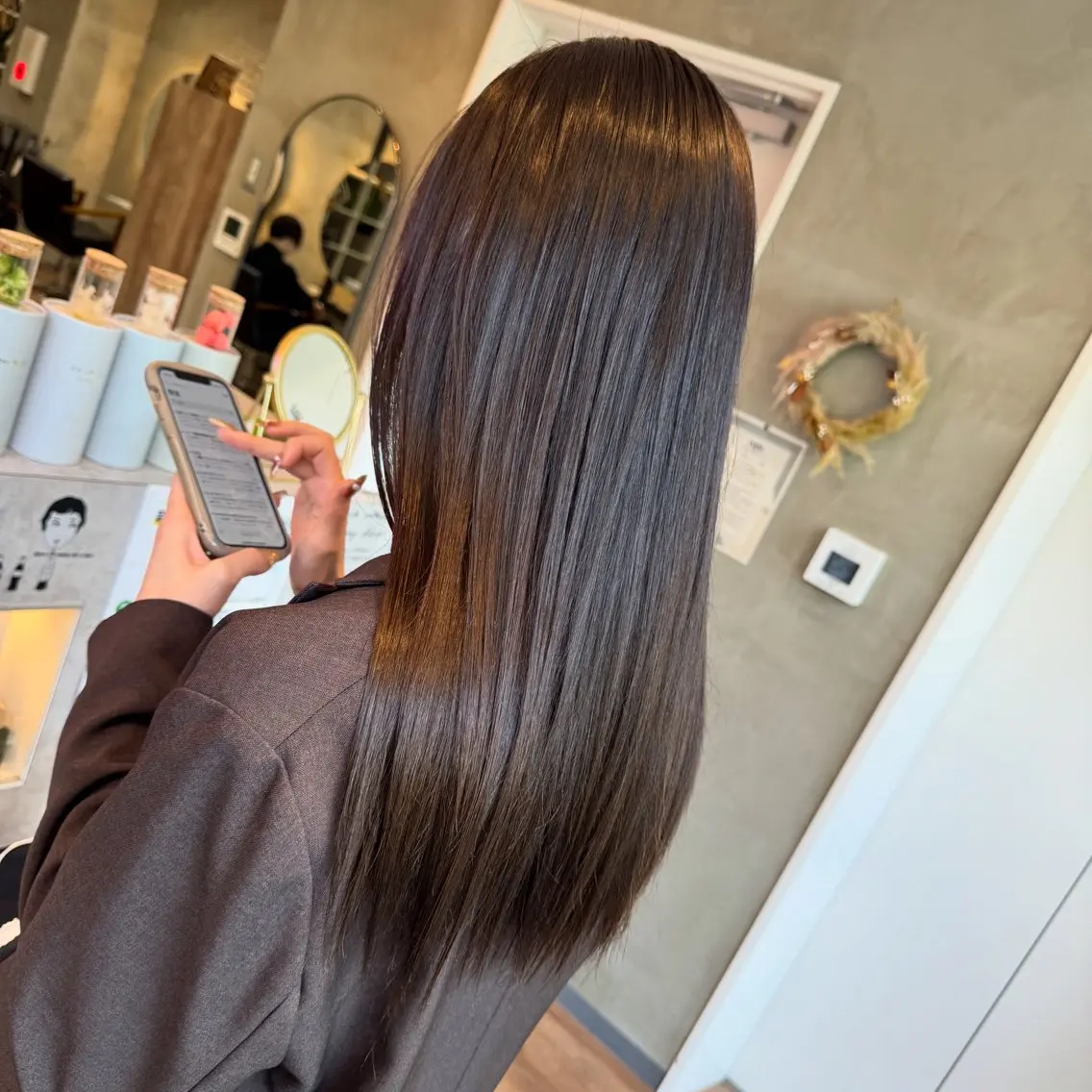 セミロング 髪質改善 yoshi （髙橋）のヘアスタイル