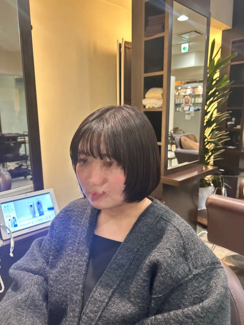 ショート カラー グレージュ オリーブグレージュ オリーブグレー 坂本奈都美/Jr.s 🎀のヘアスタイル
