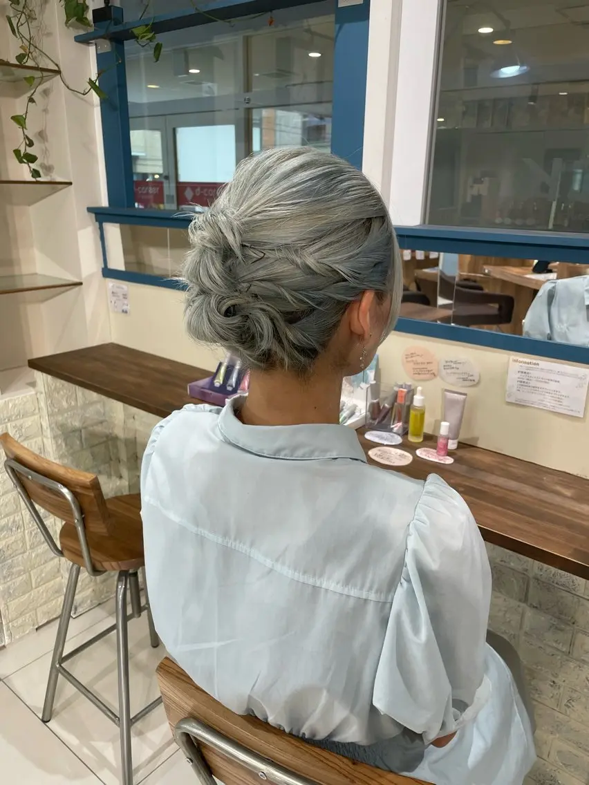 ショート ヘアアレンジ ♚Honoka♚ ヘアセットのヘアスタイル
