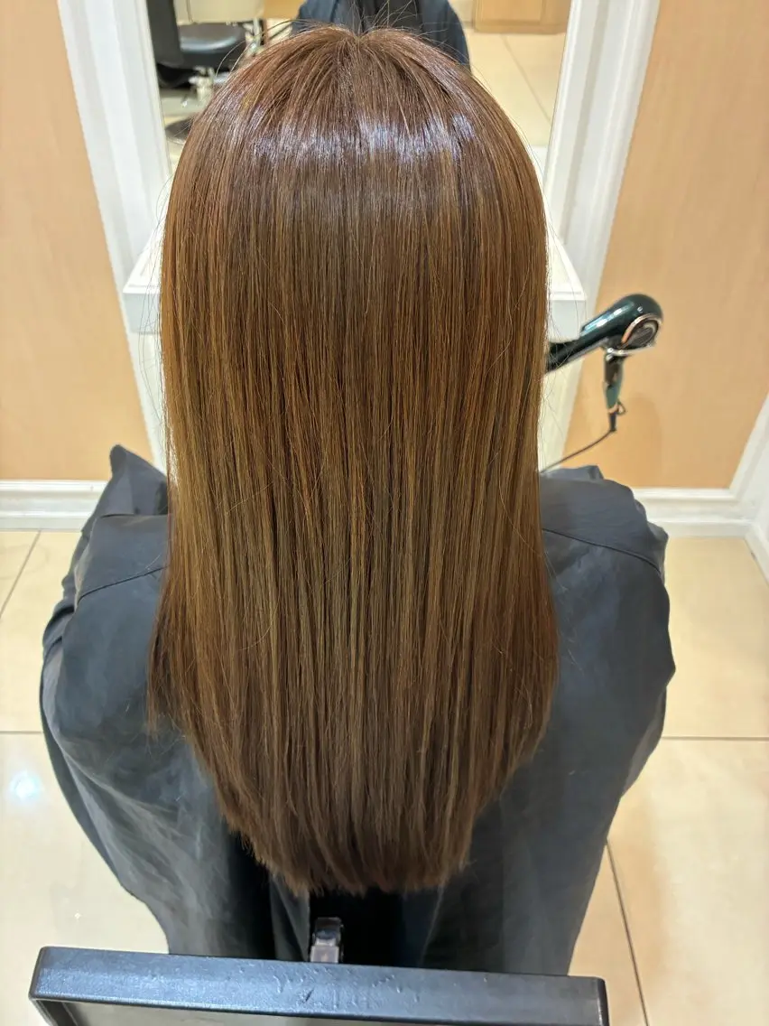 ロング カラー ベージュカラー オリーブベージュ ヘアカラー 🫧Ash中目黒 Kotoka🫧のその他イメージ