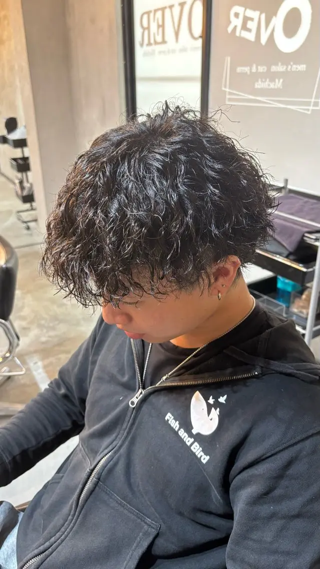 パーマ メンズ カット パーマ ツイスパ特化 TOSHIYAのヘアスタイル