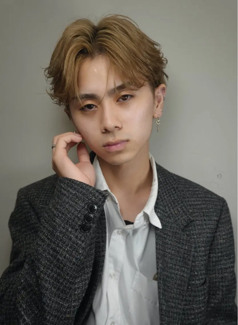 パーマ メンズ メンズヘア Hikaruのヘアスタイル