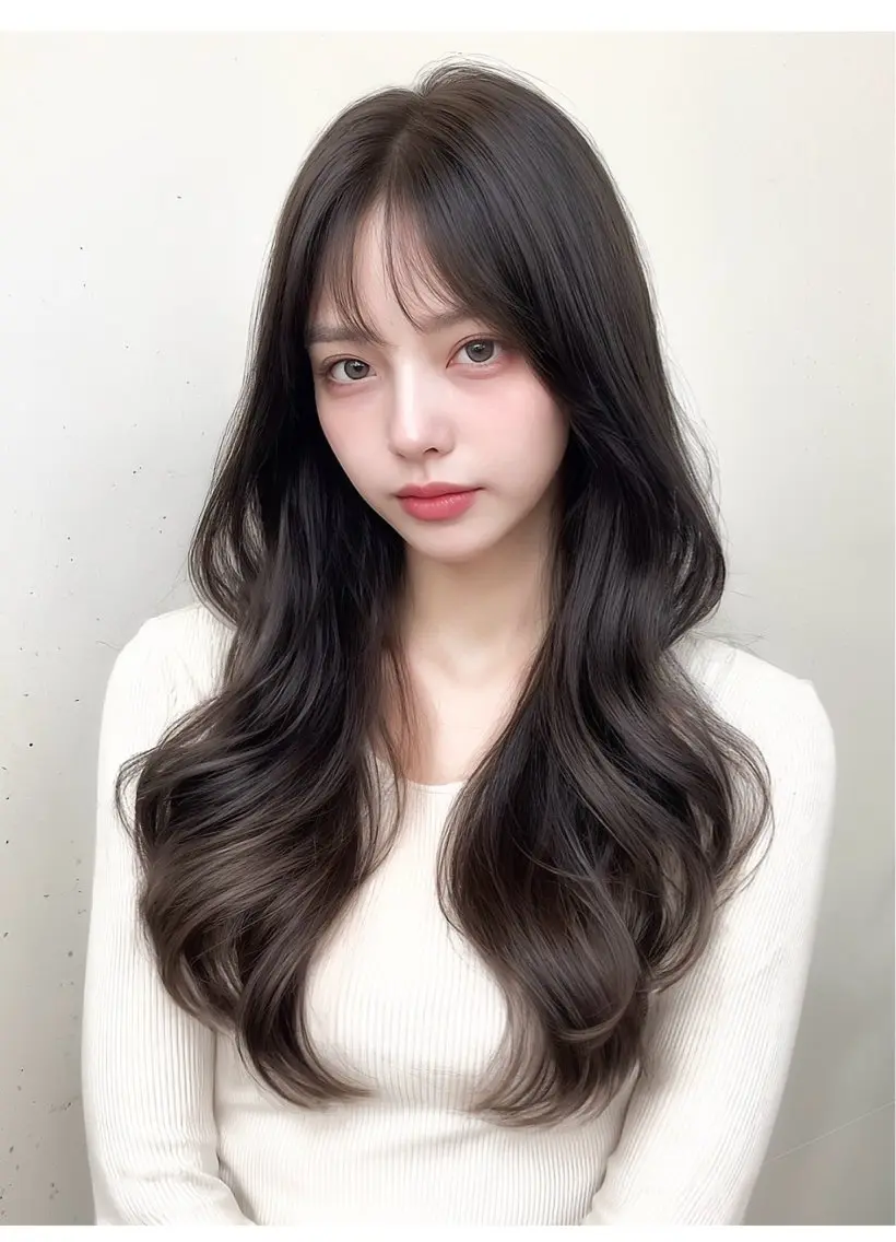 ロング カラー ヘアアレンジ 長谷川 悠/ _whiteのヘアスタイル