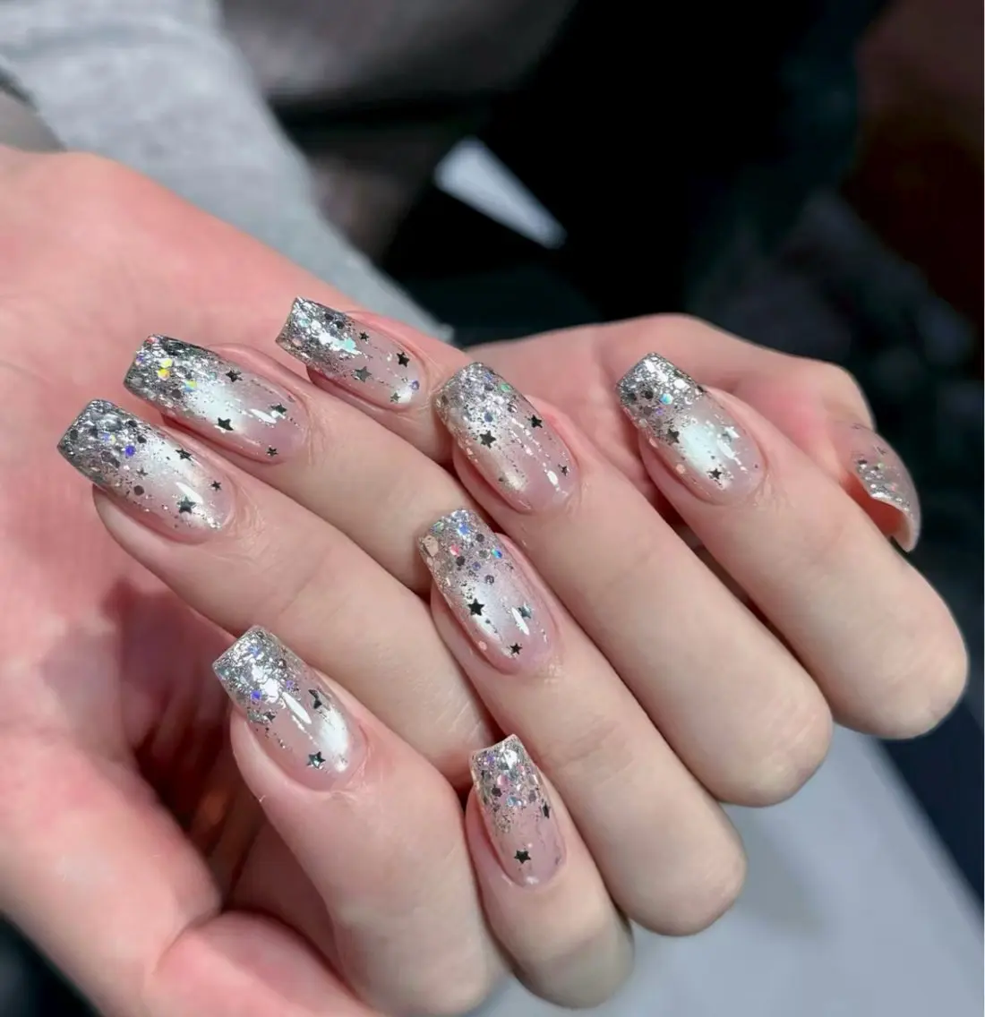 ネイル オーロラネイル べっ甲ネイル チークネイル 成人式 長さ出し ハンドネイル ハンドケア For you. Nail Salonのネイルデザイン