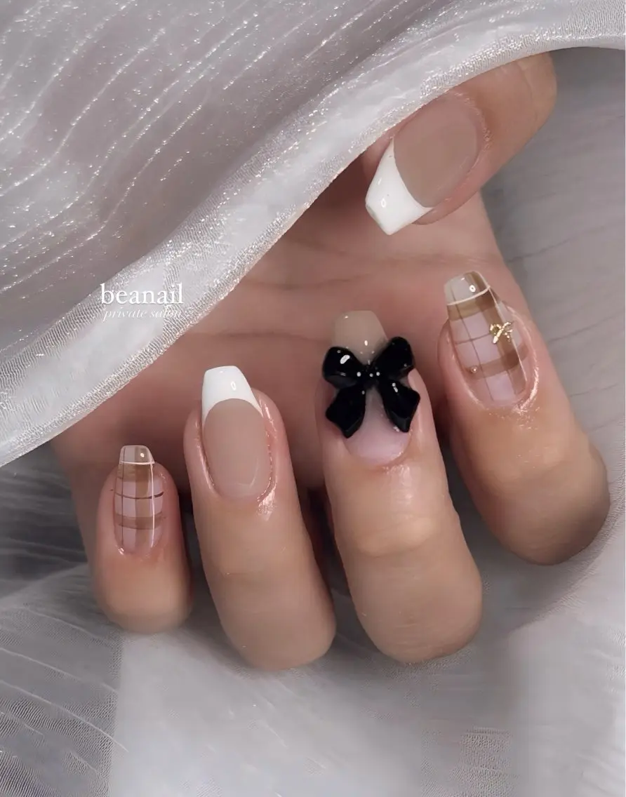 ネイル リボン bea nailのネイルデザイン