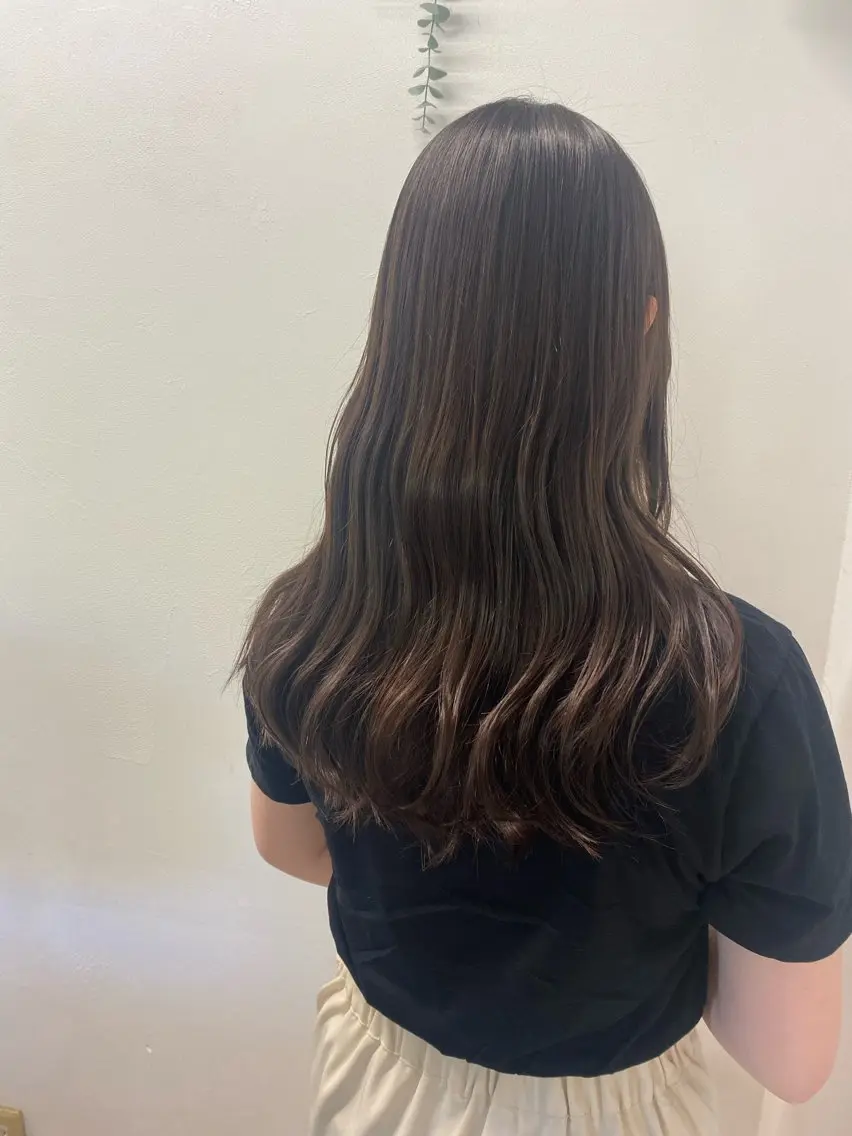 ロング カット 中山 明子のヘアスタイル