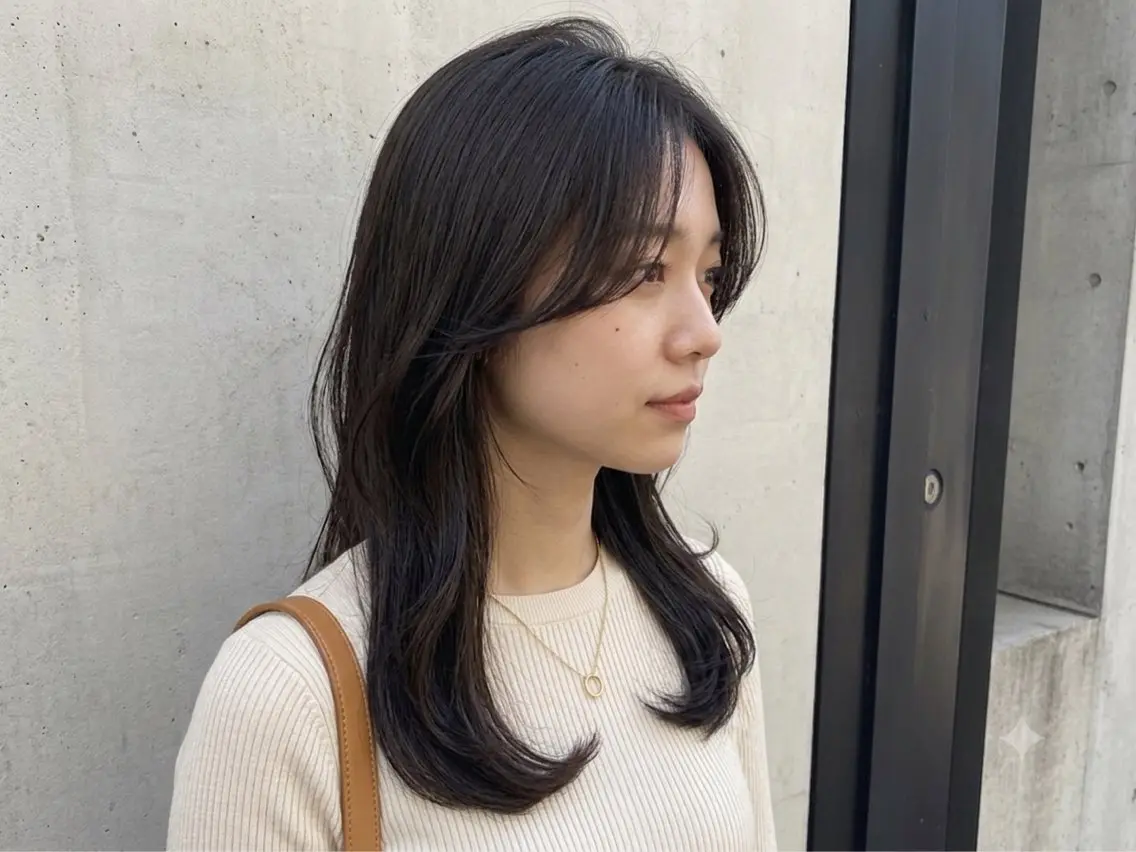 ロング 大澤 尚記のヘアスタイル