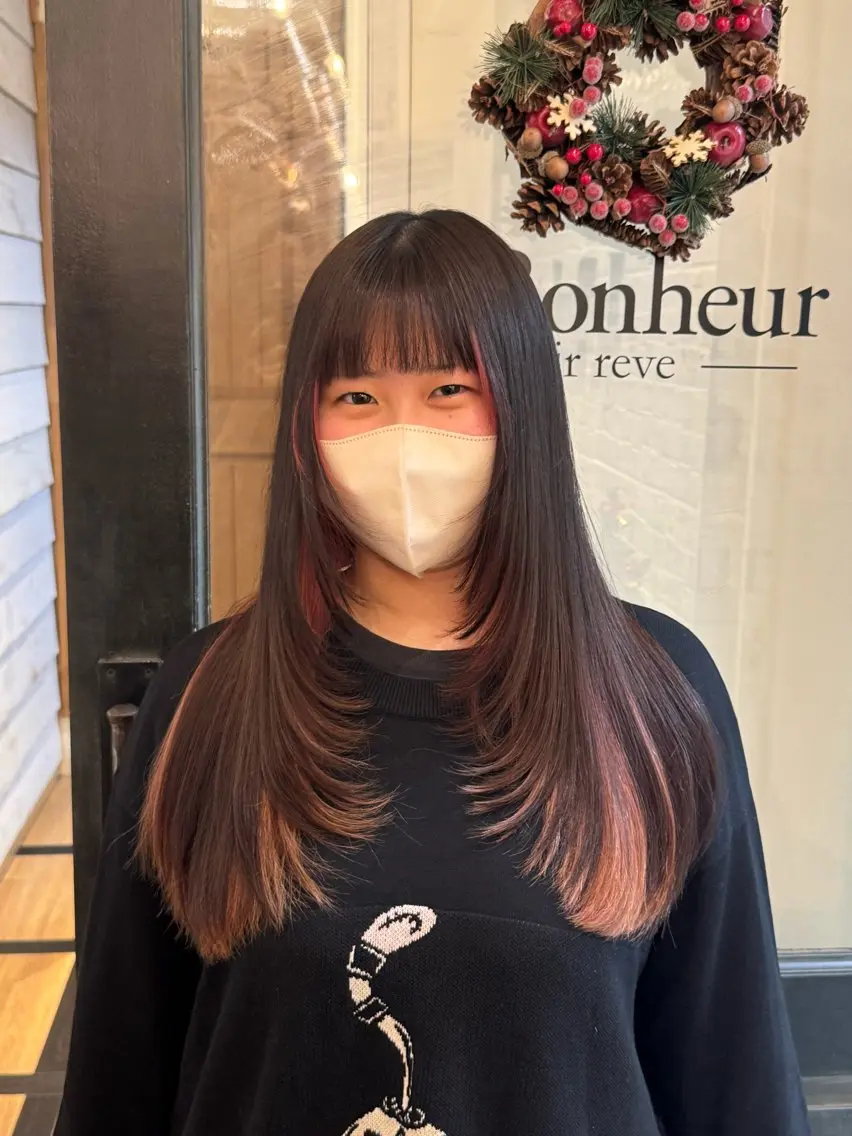 ロング ロングレイヤー レイヤーカット ロング 打越 虎瑠のヘアスタイル