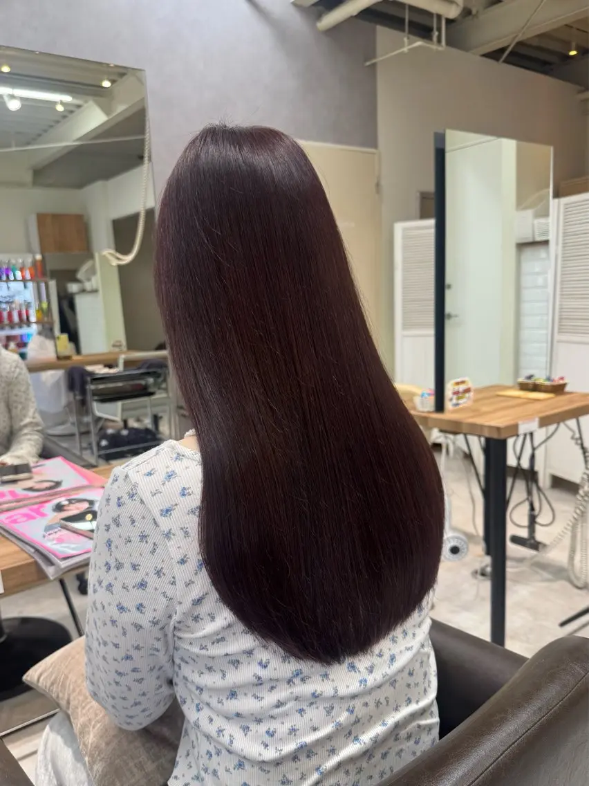 ロング カラー カット ヘアカラー トリートメント 🫧山中 沙希🫧のヘアスタイル