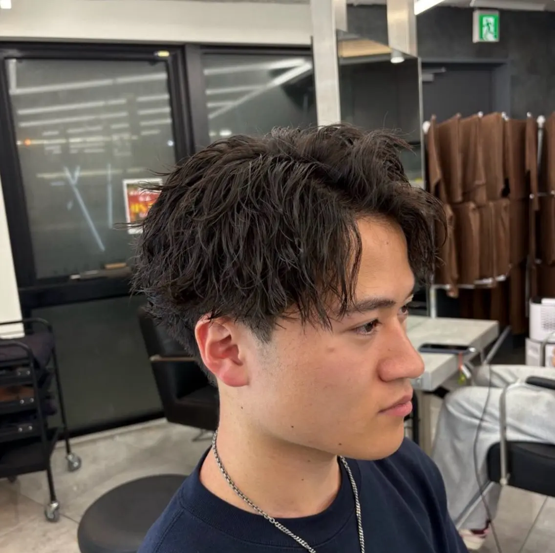 パーマ メンズ カット パーマ 🔥ジャス/ 無造作パーマ特化🔥のヘアスタイル