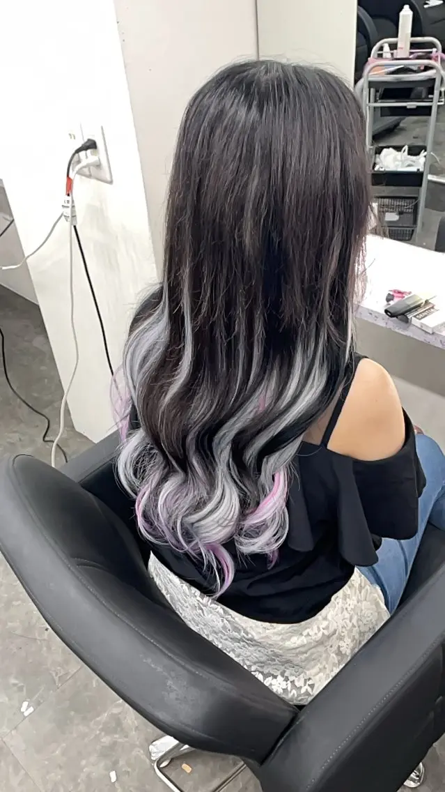 ロング カット ヘアカラー トリートメント 田中 翔覇のヘアスタイル