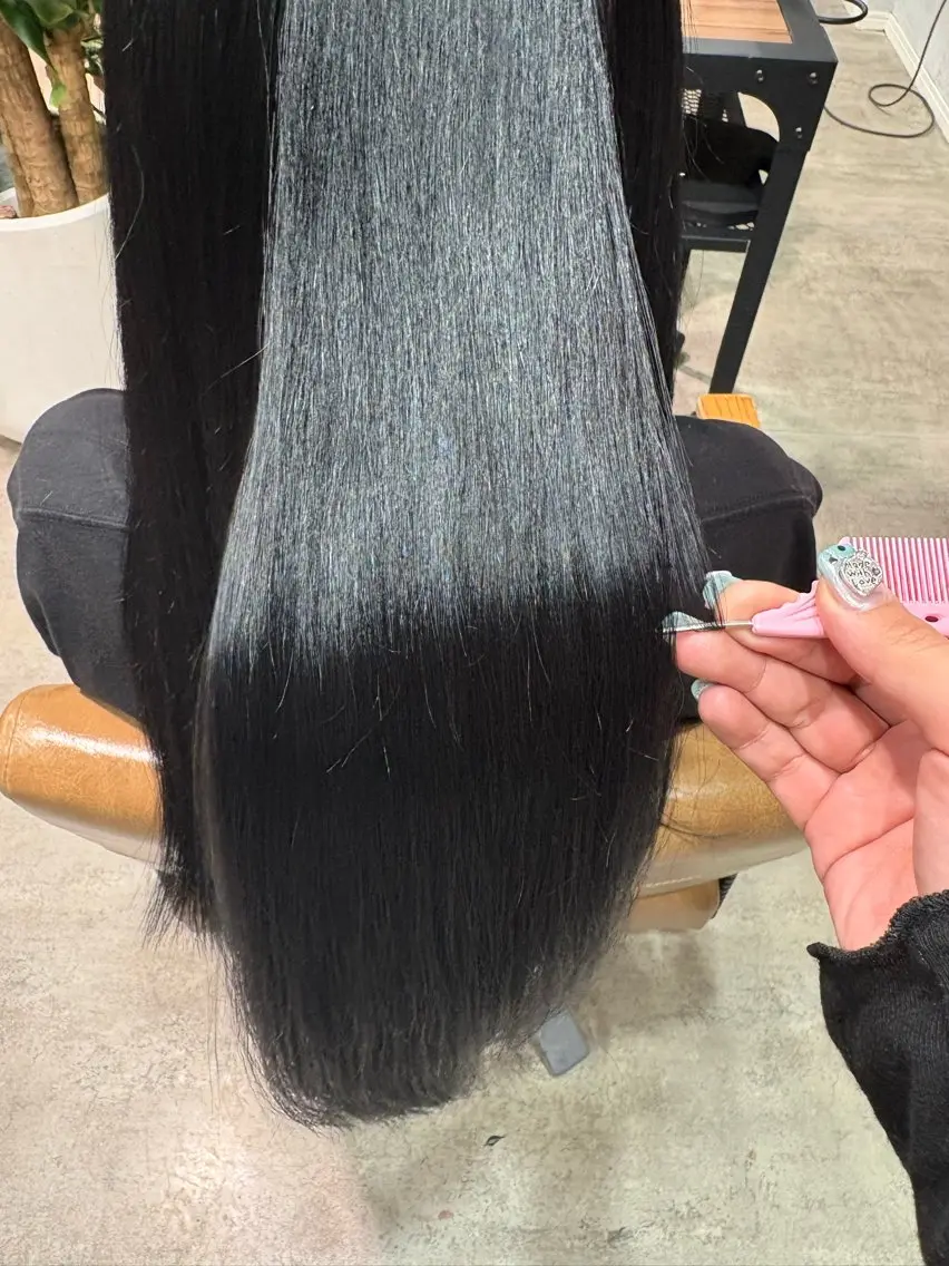 ロング カラー ヘアカラー 佐伯 美麗のヘアスタイル