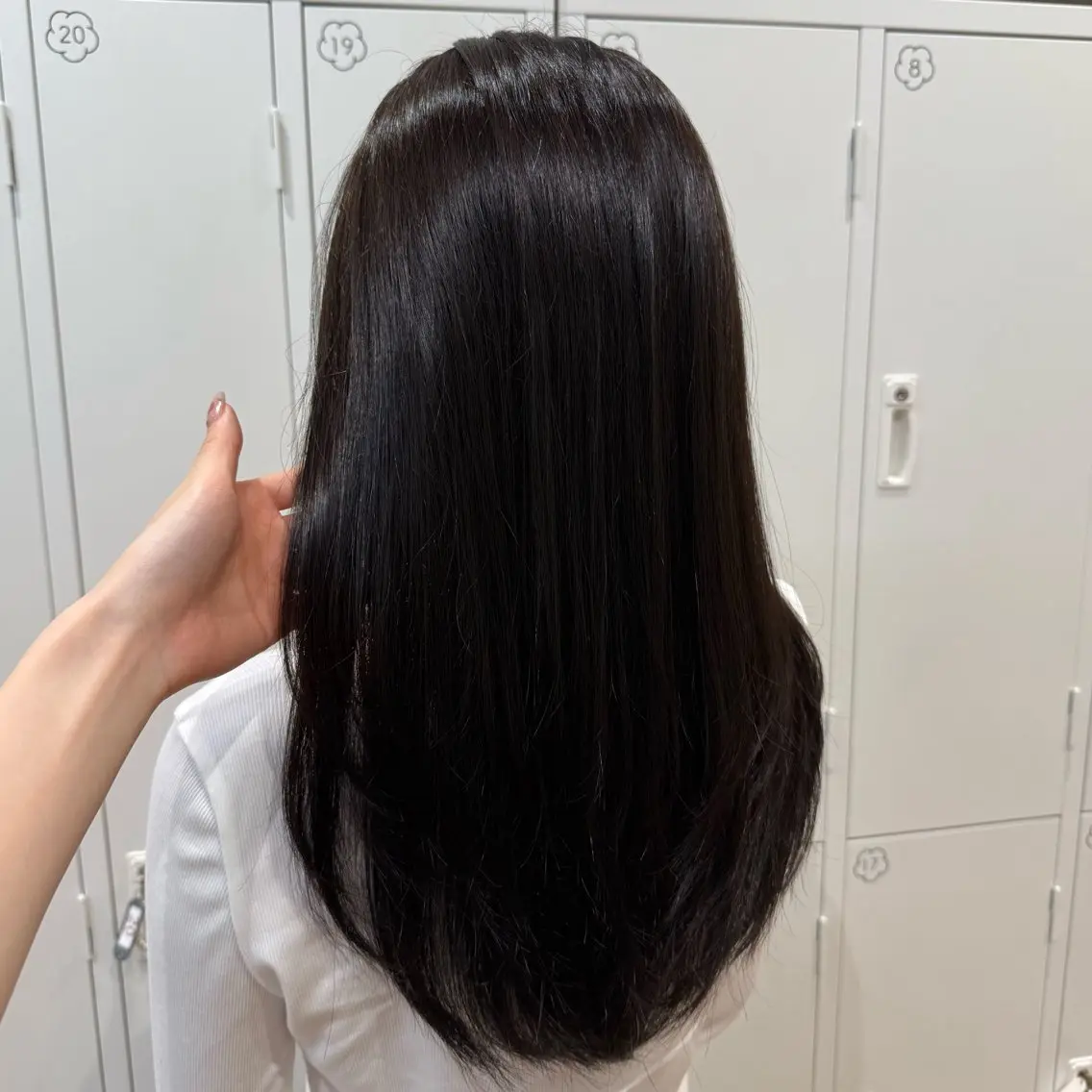 ロング カラー ヘアアレンジ キヨミ 韓国レイヤーカットのヘアスタイル